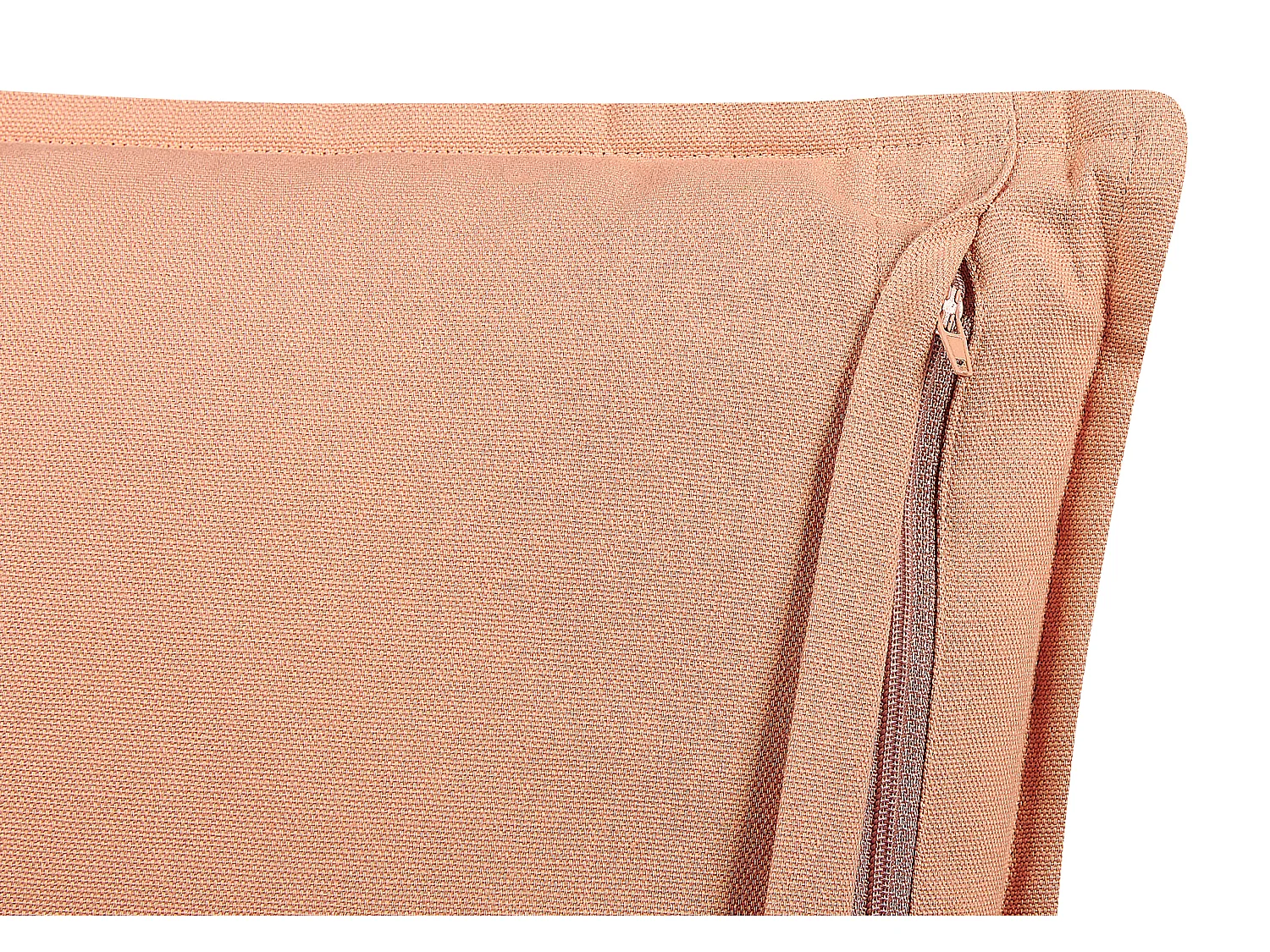 Cuscino decorativo RHODOCOMA Velluto 45 x 45 cm Rosa Trama geometrica