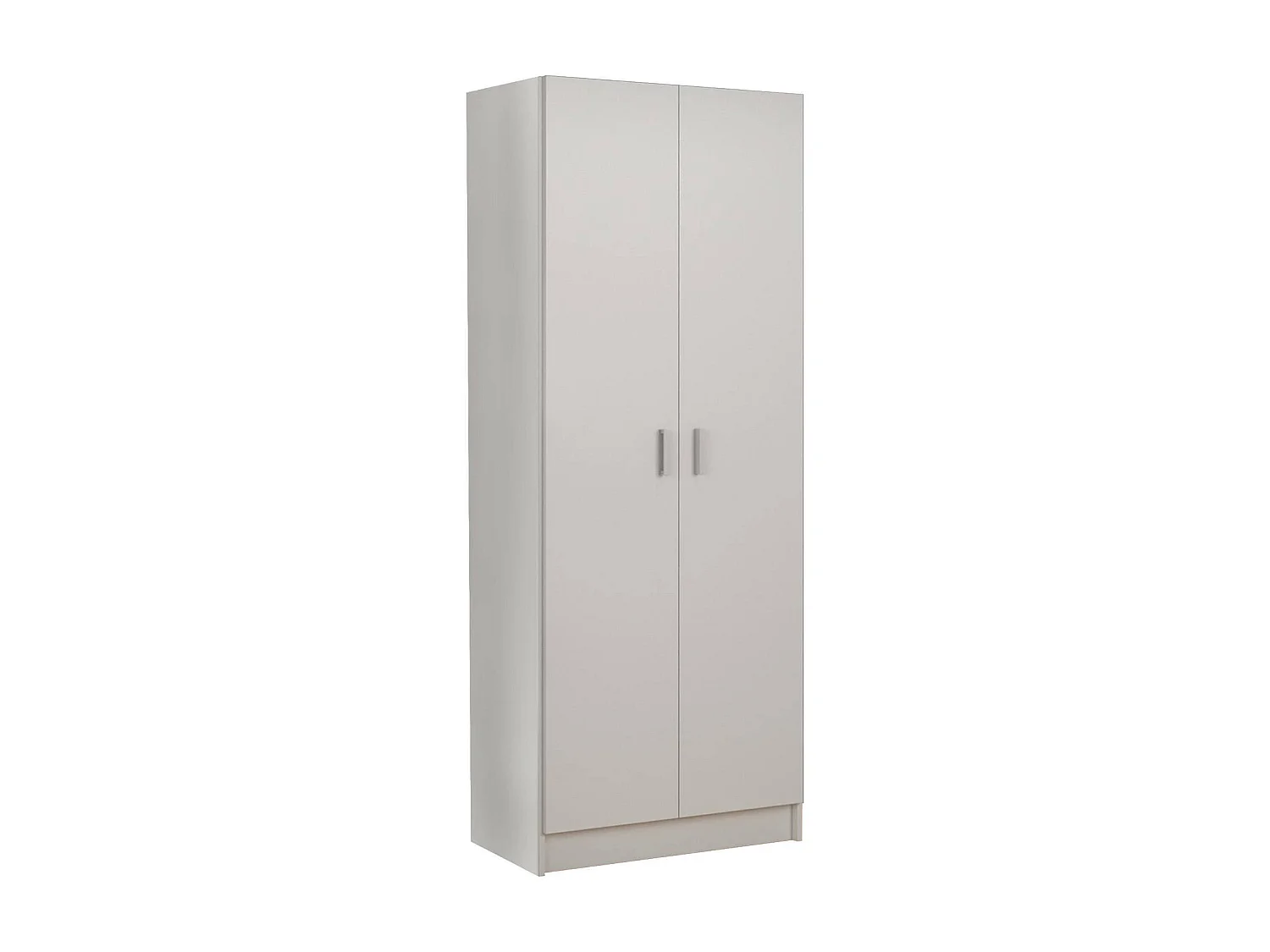 Mehrzweck-Schrank Dabaldi, Besenschrank mit 2 Türen, Schuhregal mit Regalen, Besenkammer, 73x37h180 cm, WeiÃŸ