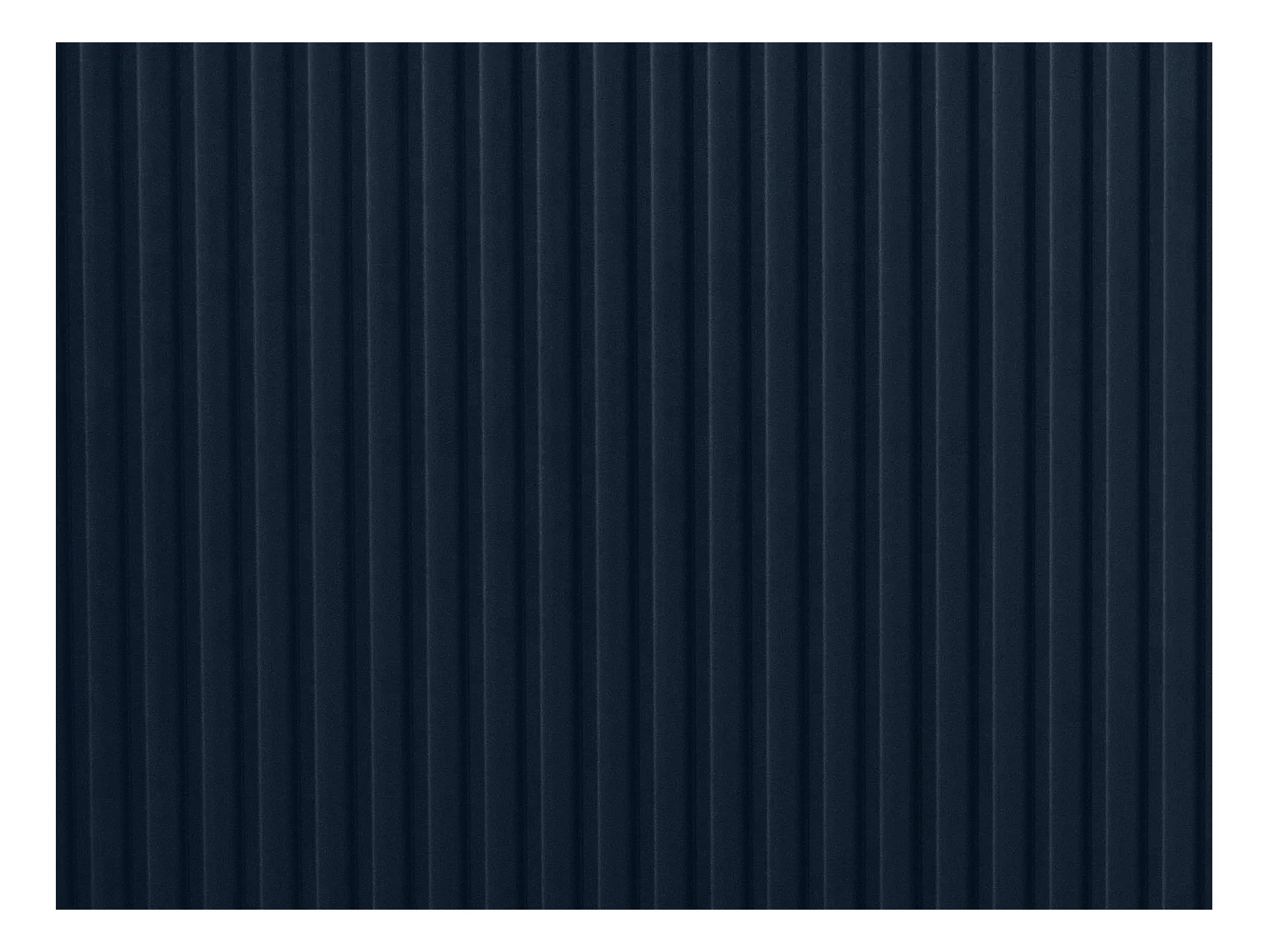 Buffet avec 4 portes en MDF et acier - Bleu et doré - YESINIA