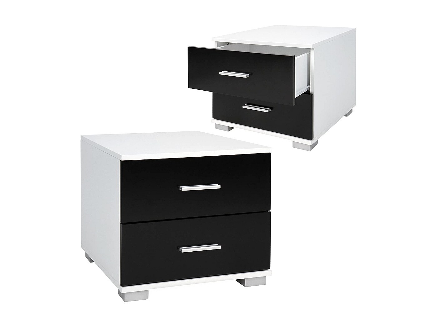 Vicco table de chevet, Sonoma, 38 x 66 cm Set de 2