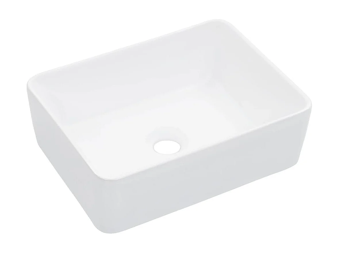 Lavabo salle de bain blanche 40 x 30 x 13 cm 02_0002628