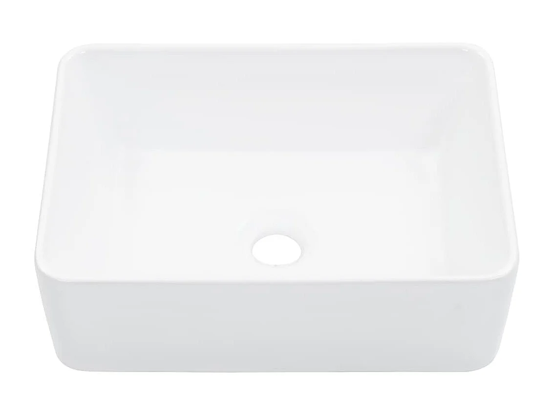 Lavabo salle de bain blanche 40 x 30 x 13 cm 02_0002628