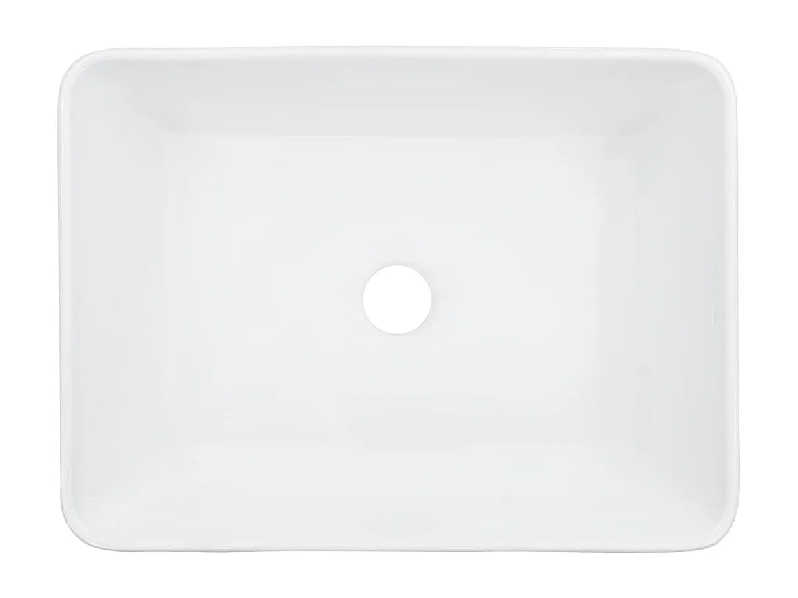 Lavabo salle de bain blanche 40 x 30 x 13 cm 02_0002628