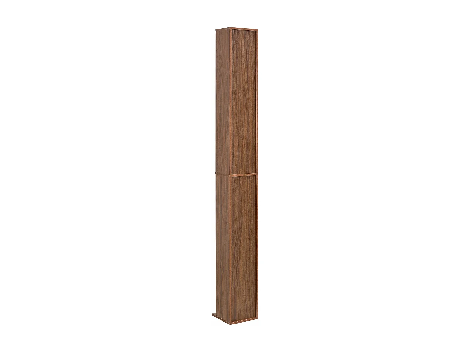 Tour étagère CD / effet bois marron 20 x 20 x 175 cm 03_0004502