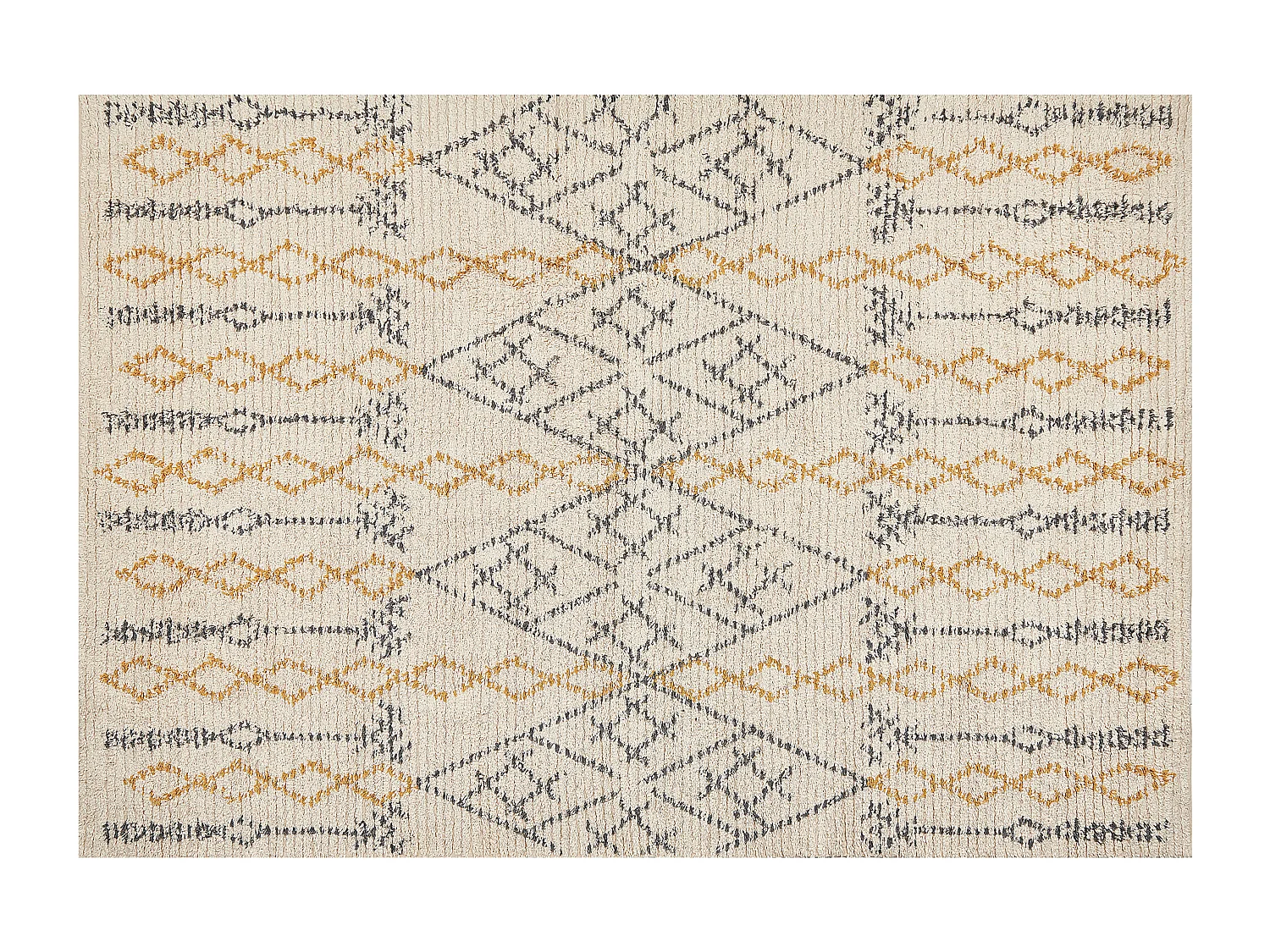 Tapis KADAPA Beige 140 x 200 cm Coton