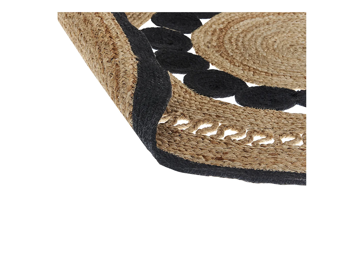 Vloerkleed YOZGAT ø 120 cm Jute Beige