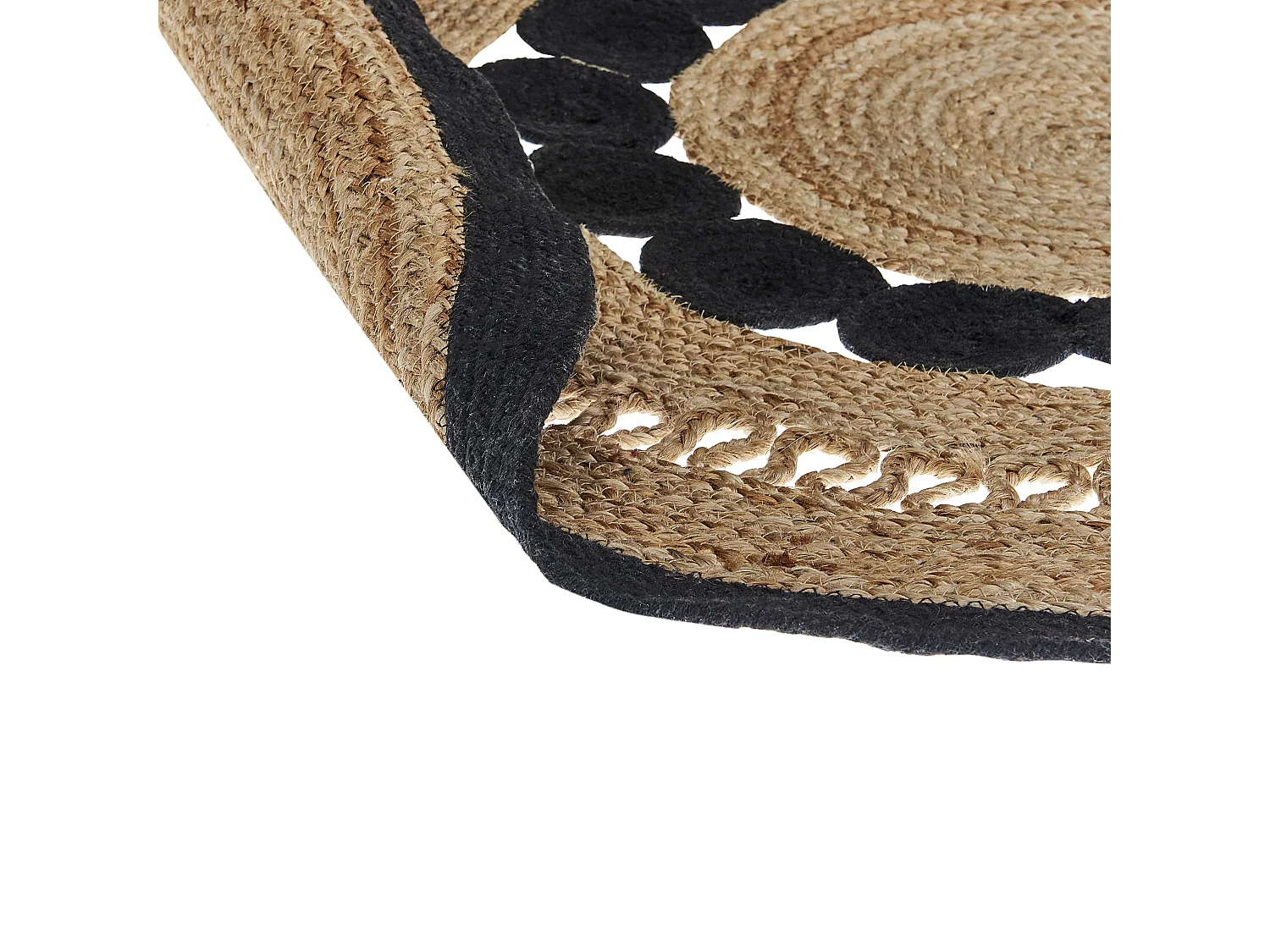 Tapis YOZGAT Beige ø 120 cm Jute