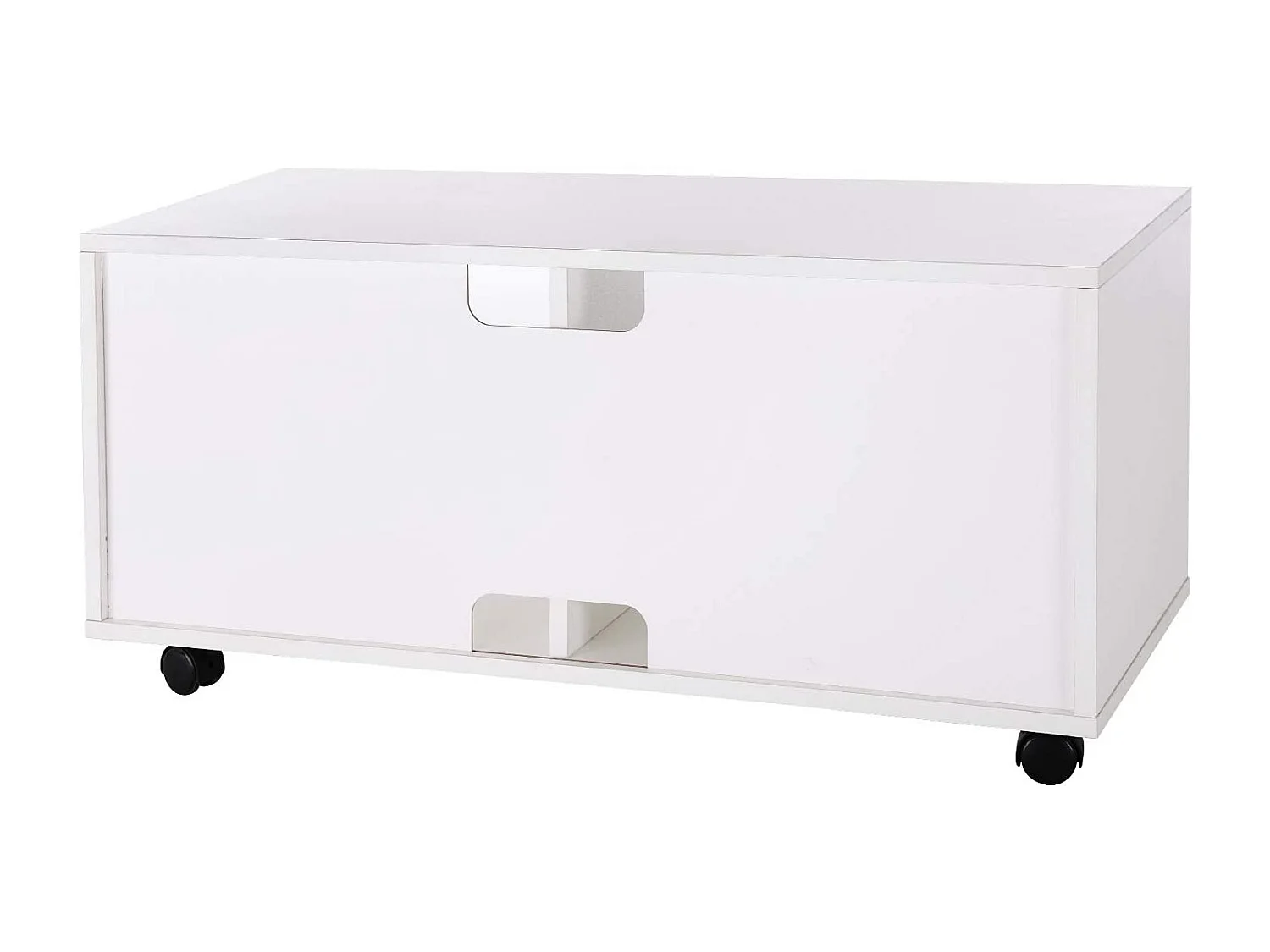 Meuble tv mobile avec blanc 85 x 35 x 35 cm 12_0000733