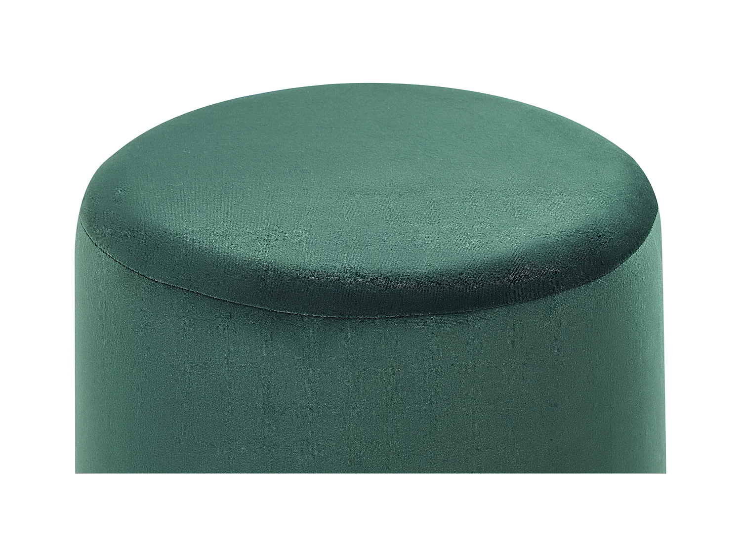 Pouf SOPHIA Velluto Verde scuro 39 cm 39 cm 40 cm
