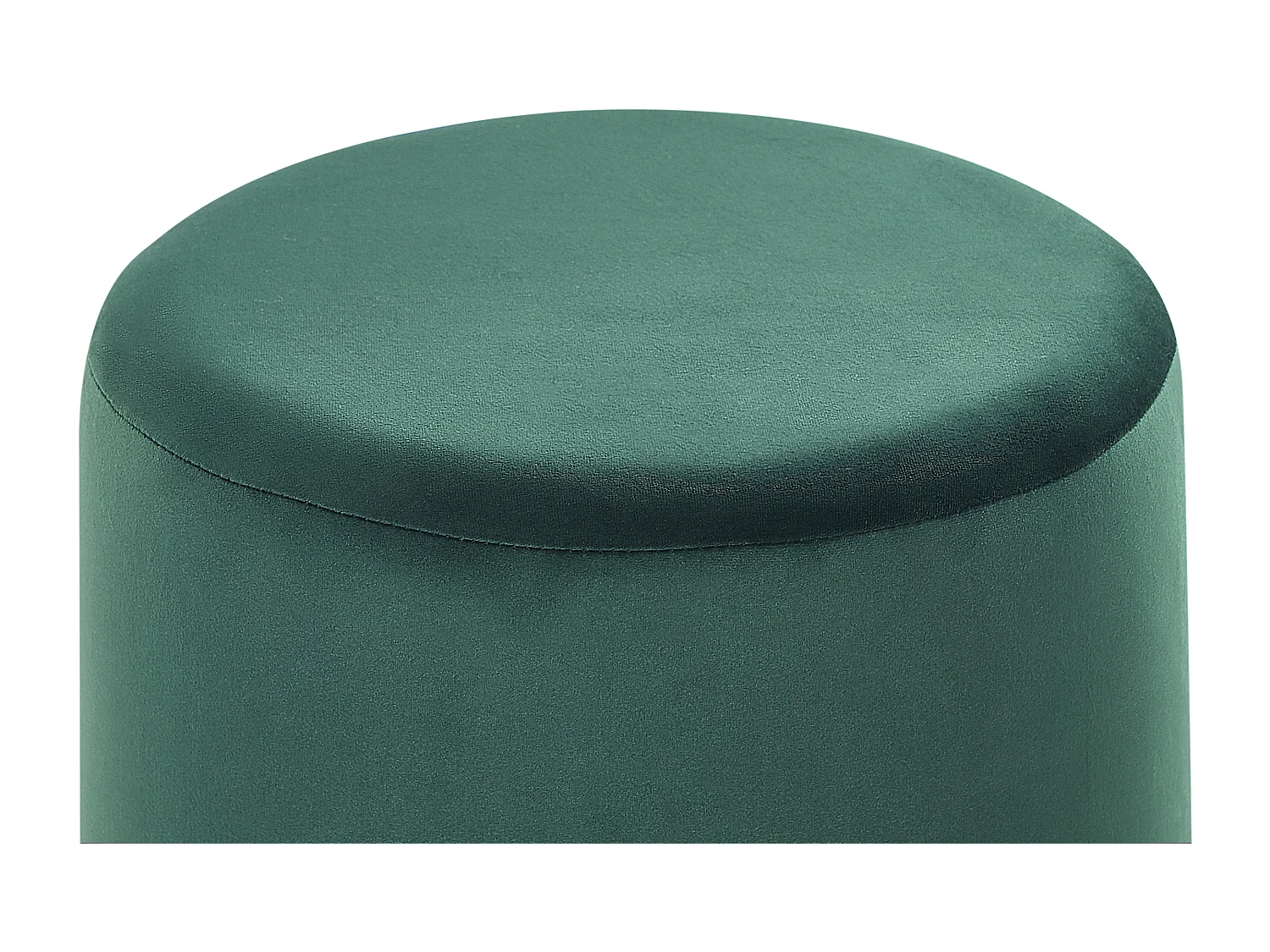 Poef SOPHIA Fluweel Donkergroen 39 cm 39 cm 40 cm
