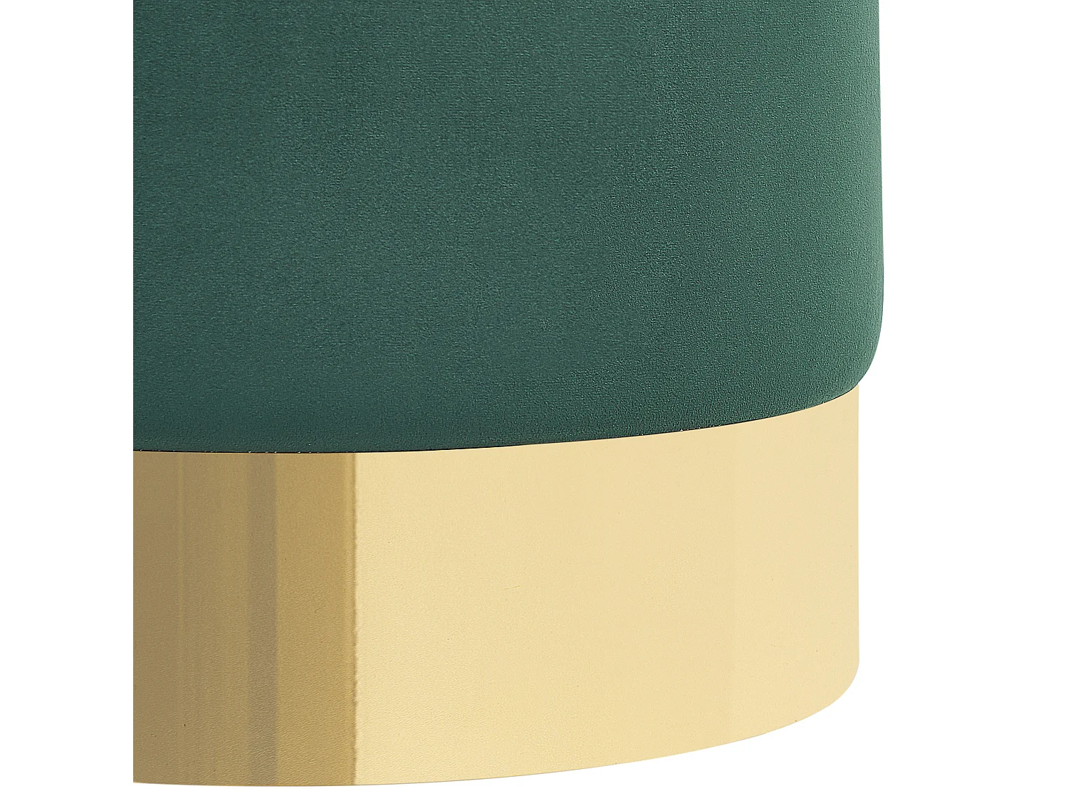 Pouf SOPHIA Velours Vert foncé 39 cm 39 cm 40 cm