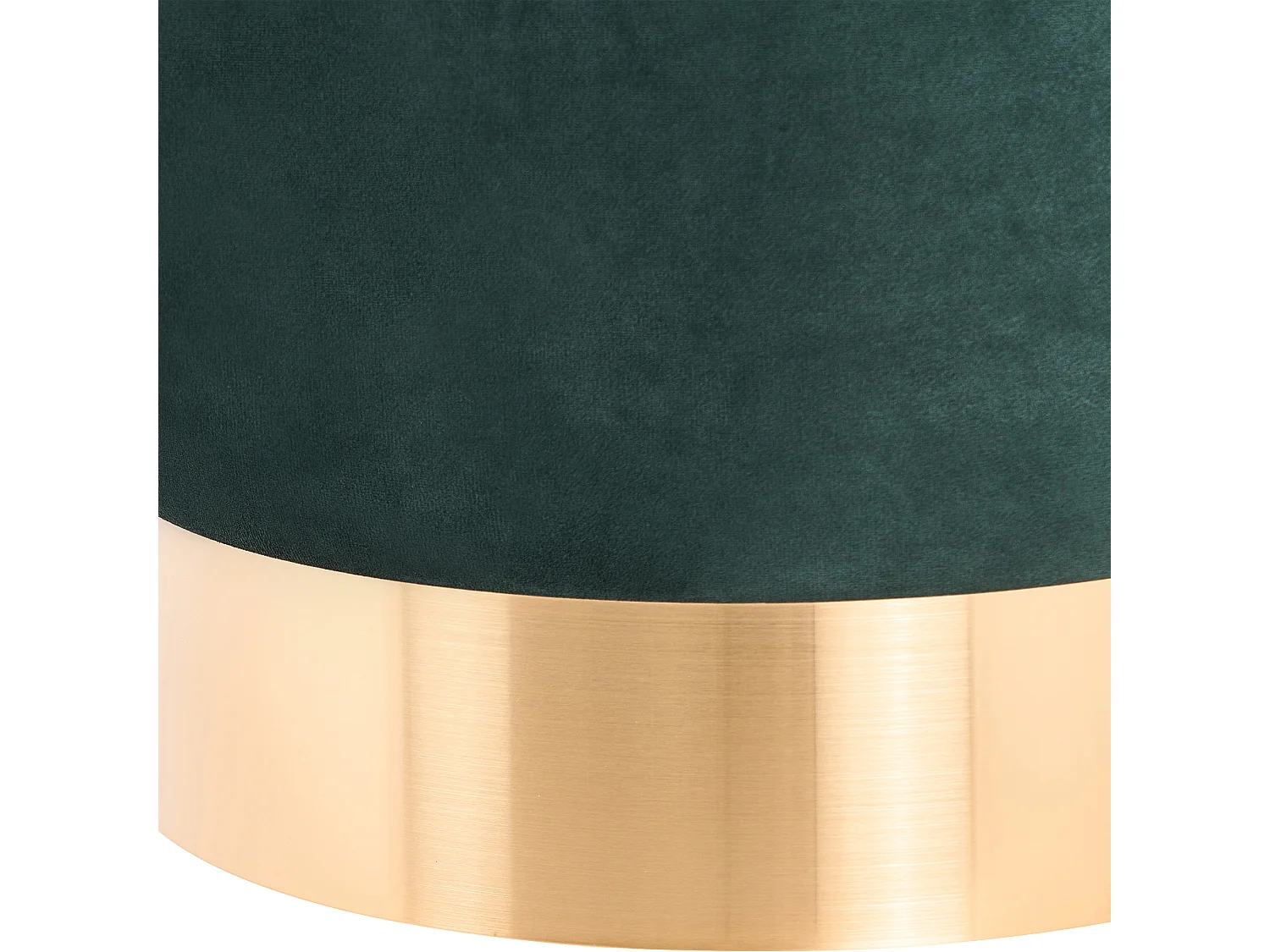 Pouf SOPHIA Velours Vert foncé 39 cm 39 cm 40 cm