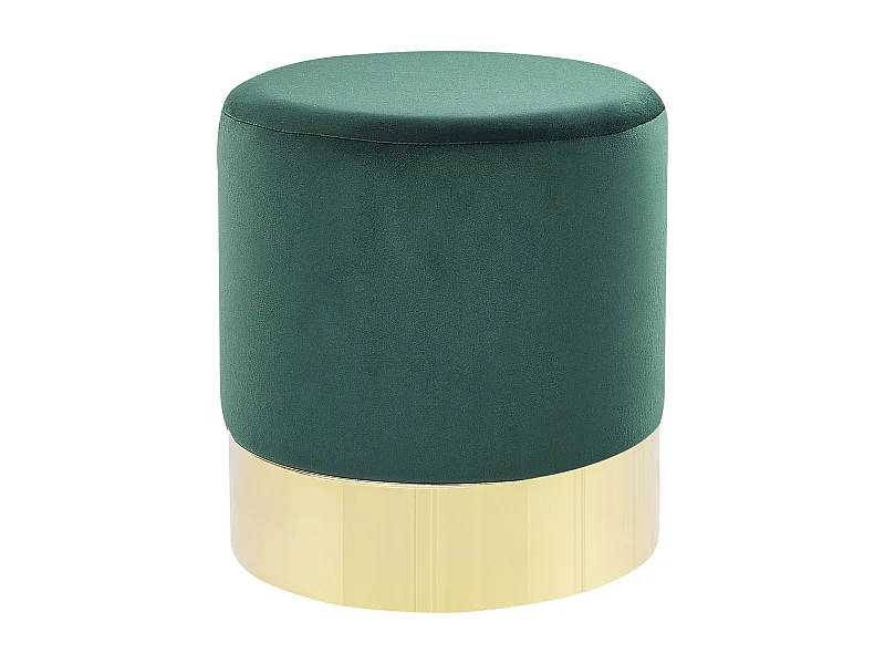 Pouf SOPHIA Velours Vert foncé