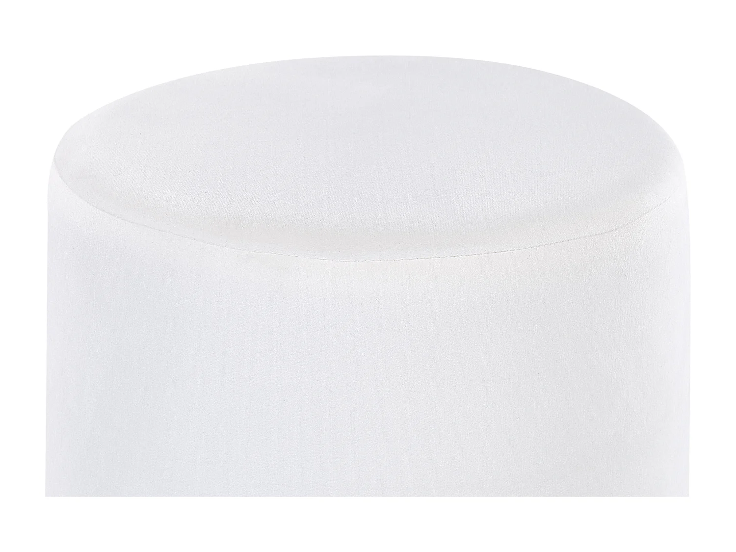 Pouf SOPHIA Velours Blanc