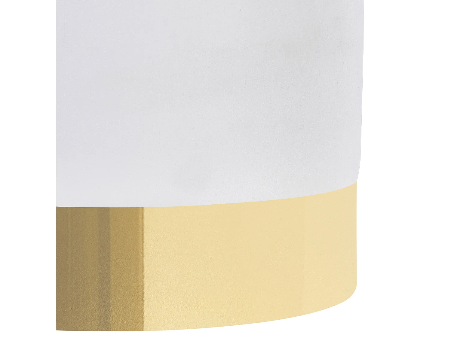 Pouf SOPHIA Velluto Bianco 39 cm 39 cm 40 cm