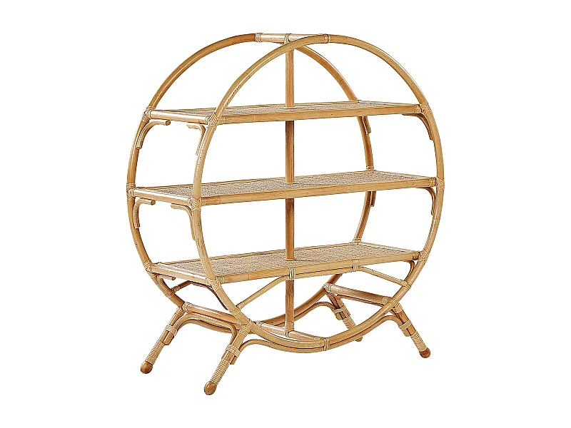 Étagère à 3 niveaux TUVALU II Rotin 109 cm Naturel