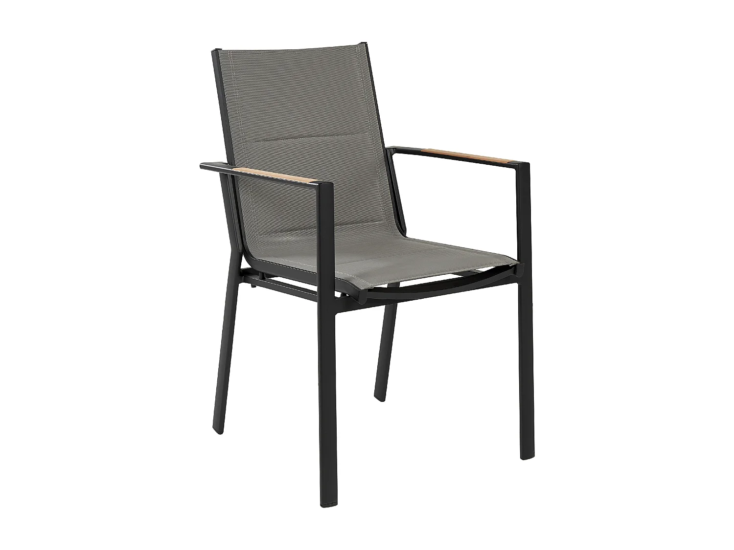 Chaise de jardin BUSSETO Métal Noir