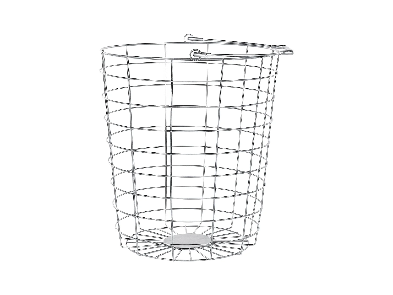 Mand standaard metaal zilver AYAPAL