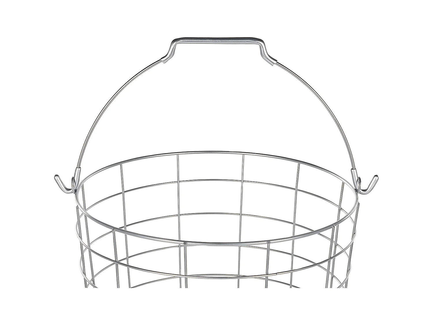Mand standaard metaal zilver AYAPAL