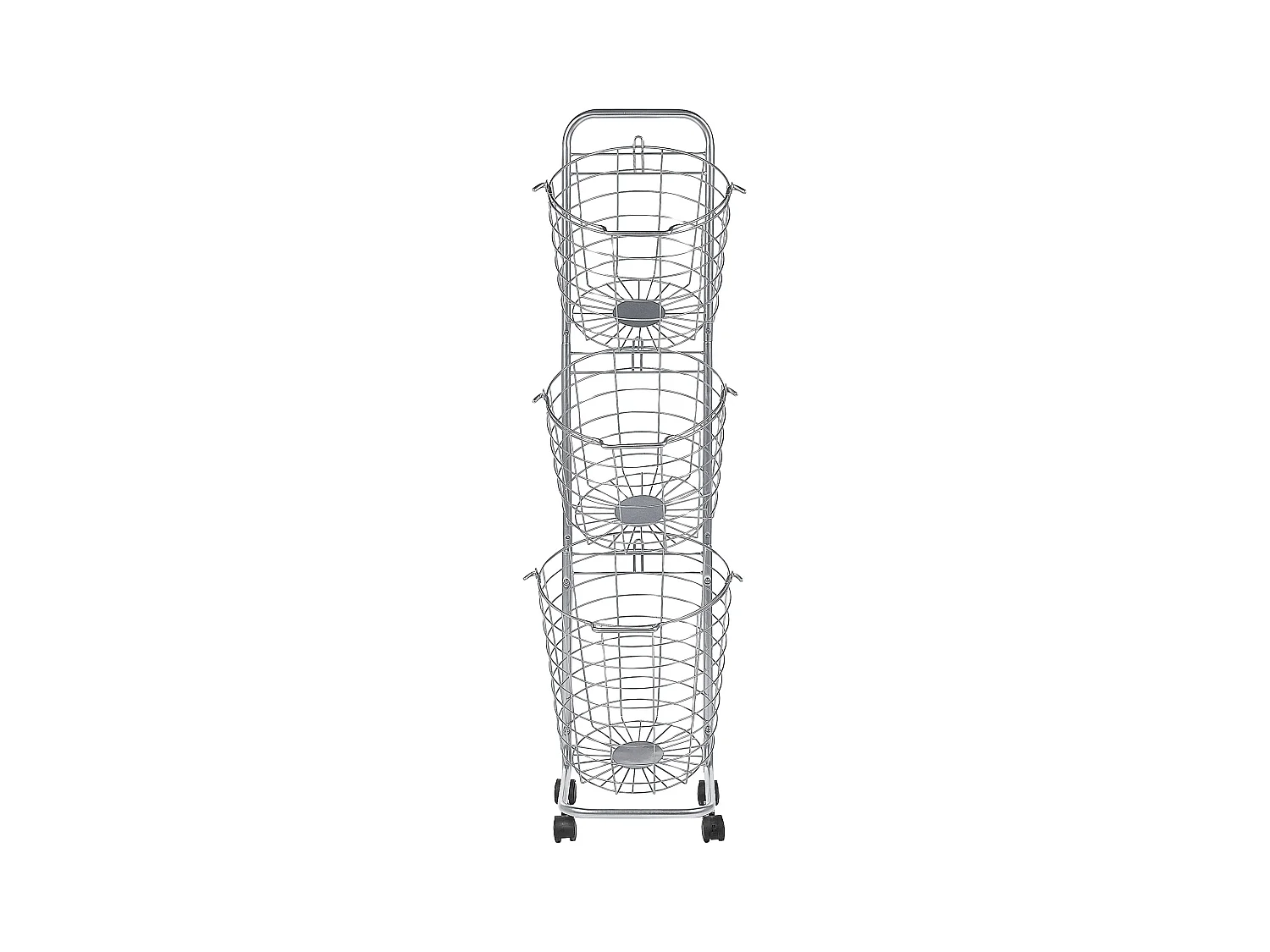 Support de panier AYAPAL avec roues Métal Argenté