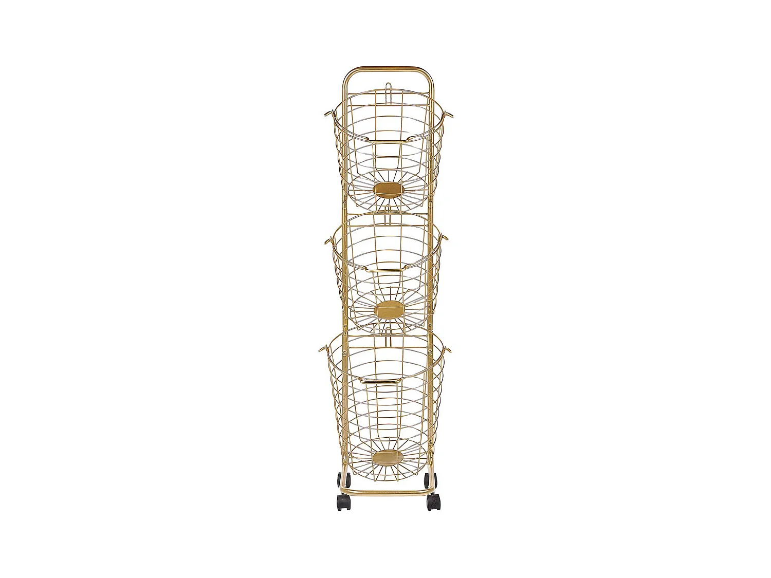 Support de panier AYAPAL avec roues Métal Doré