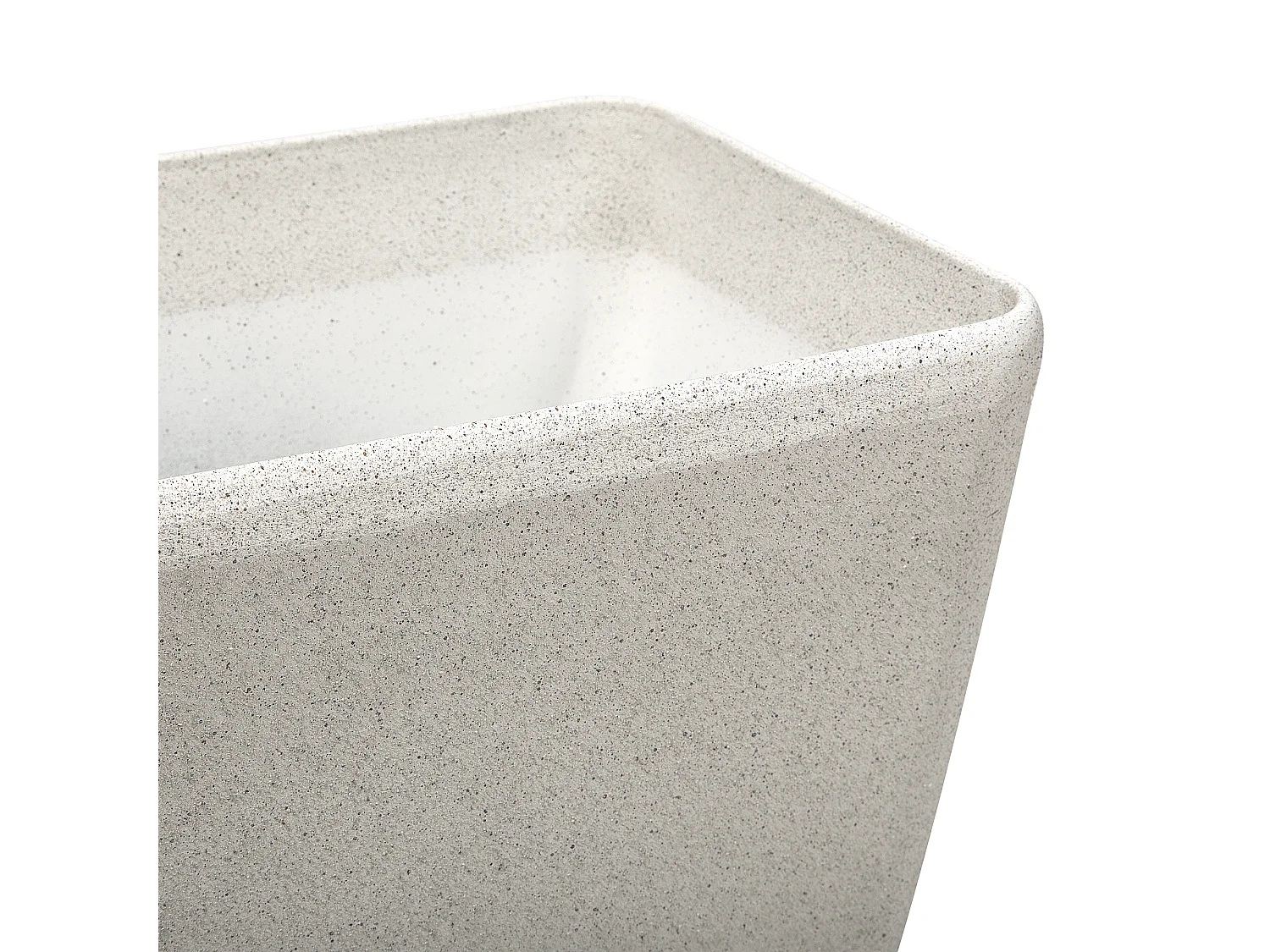 Lot de 2 pots de fleurs BARIS 60 cm Beige