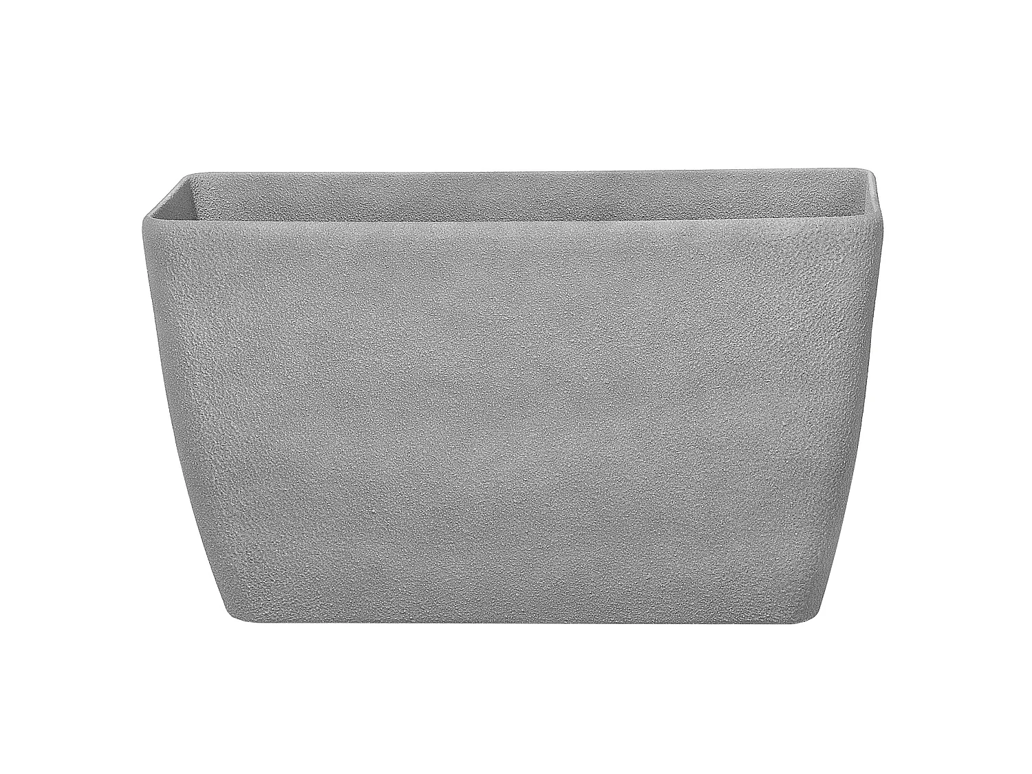 Lot de 2 pots de fleurs BARIS Pierre 74 cm Gris