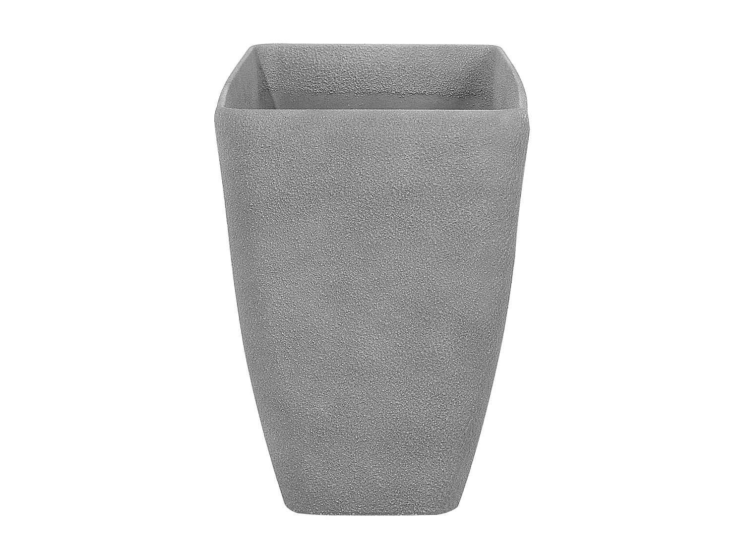 Lot de 2 pots de fleurs BARIS Pierre 74 cm Gris