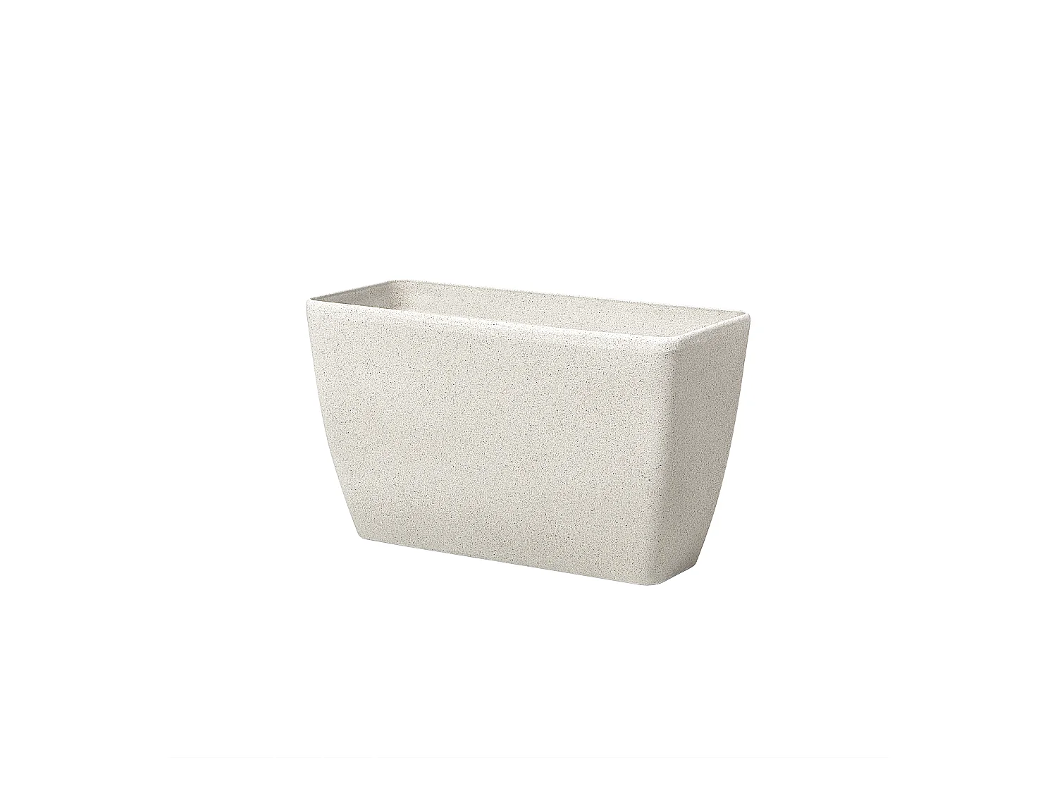 Set van 2 bloempotten BARIS Steen 74 cm Beige