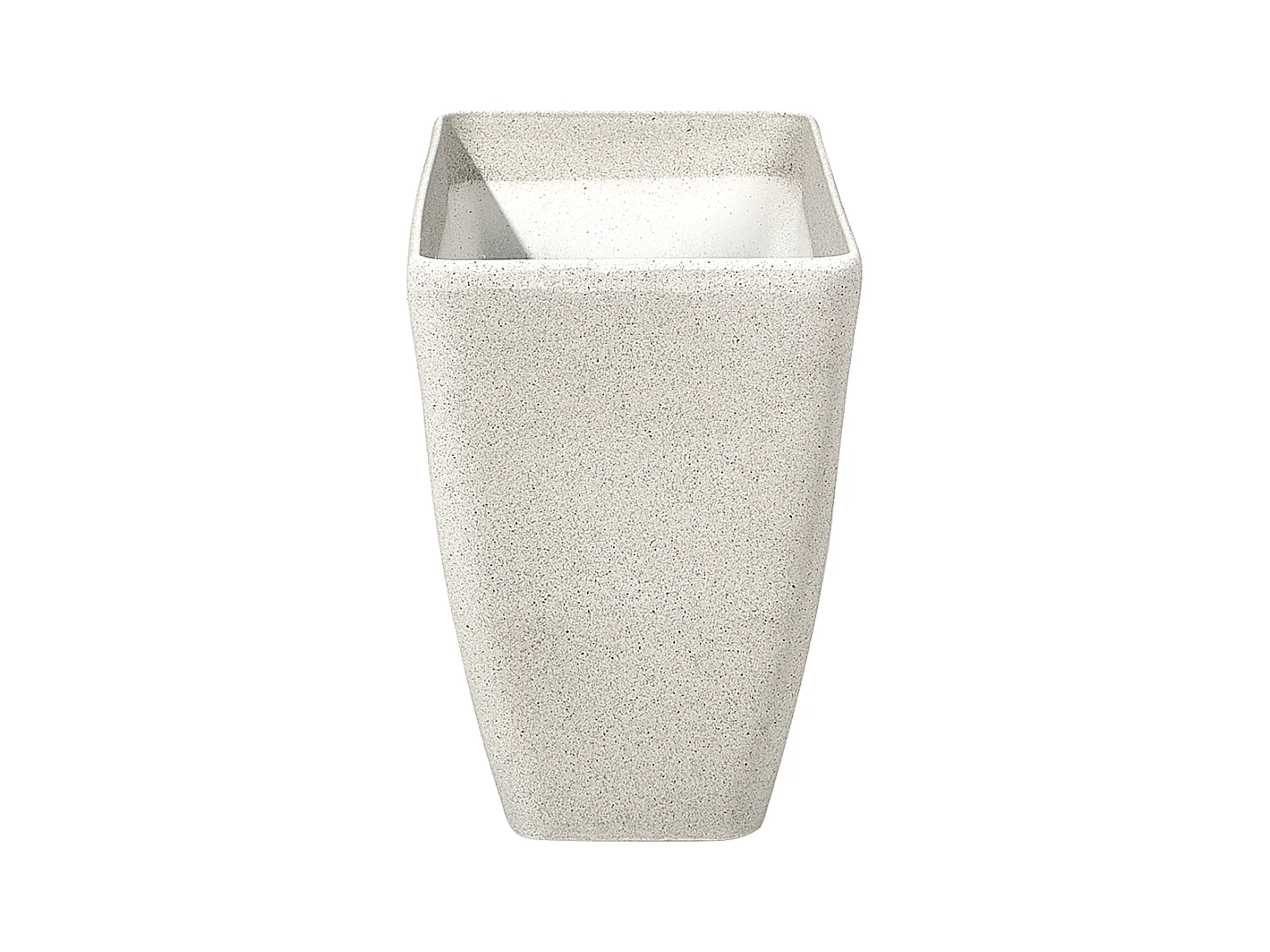 Set van 2 bloempotten BARIS Steen 74 cm Beige