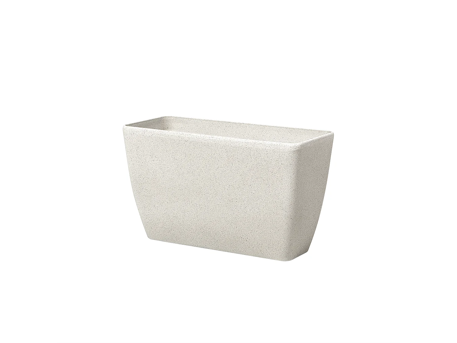 Lot de 2 pots de fleurs BARIS 74 cm Beige