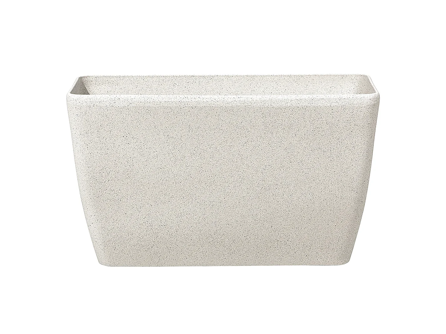 Conjunto de 2 macetas BARIS Piedra 74 cm Beige