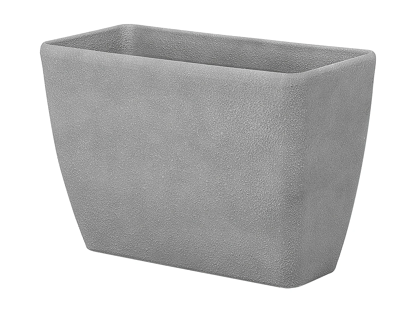 Lot de 2 pots de fleurs BARIS Pierre 60 cm Gris