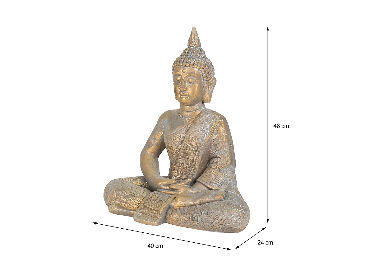 Statue Bouddha jardin décoration intérieur extérieur feng shui ECD Germany