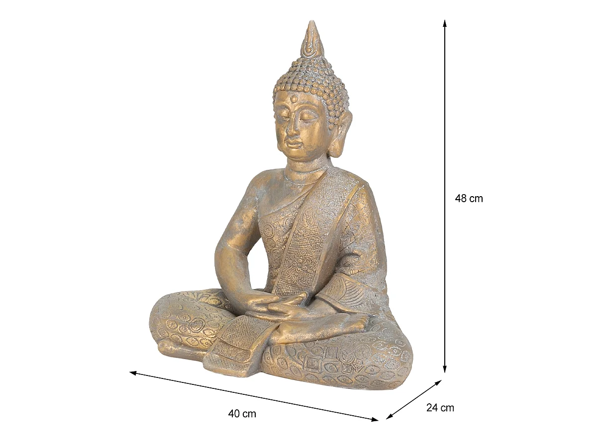 Statue Bouddha jardin décoration intérieur extérieur feng shui ECD Germany