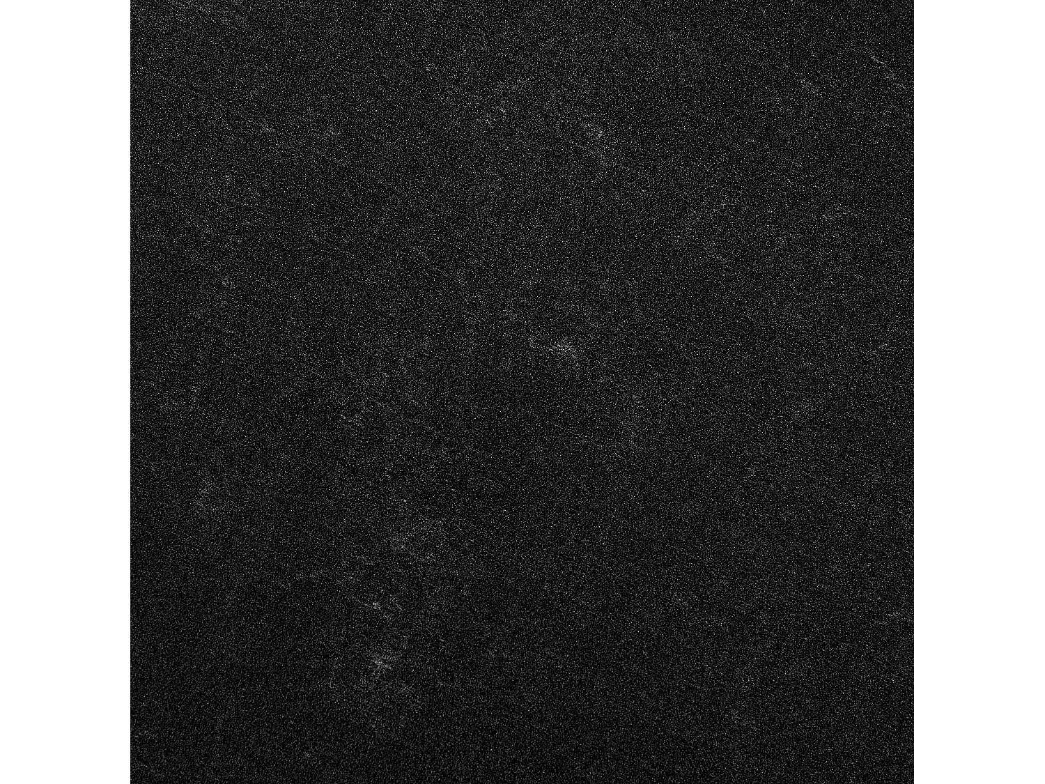 Table de salle à manger de jardin OLMETTO 83 cm 110 cm Verre Noir