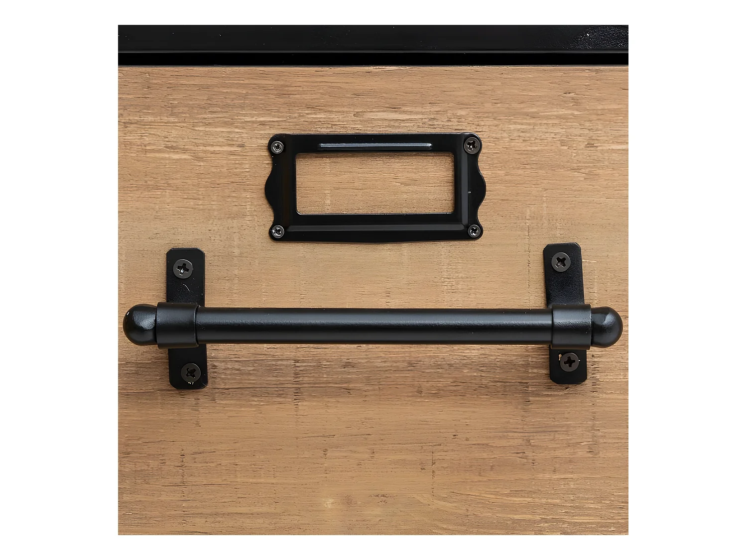 Commode Design 10 Tiroirs "Baris" 86cm Noir