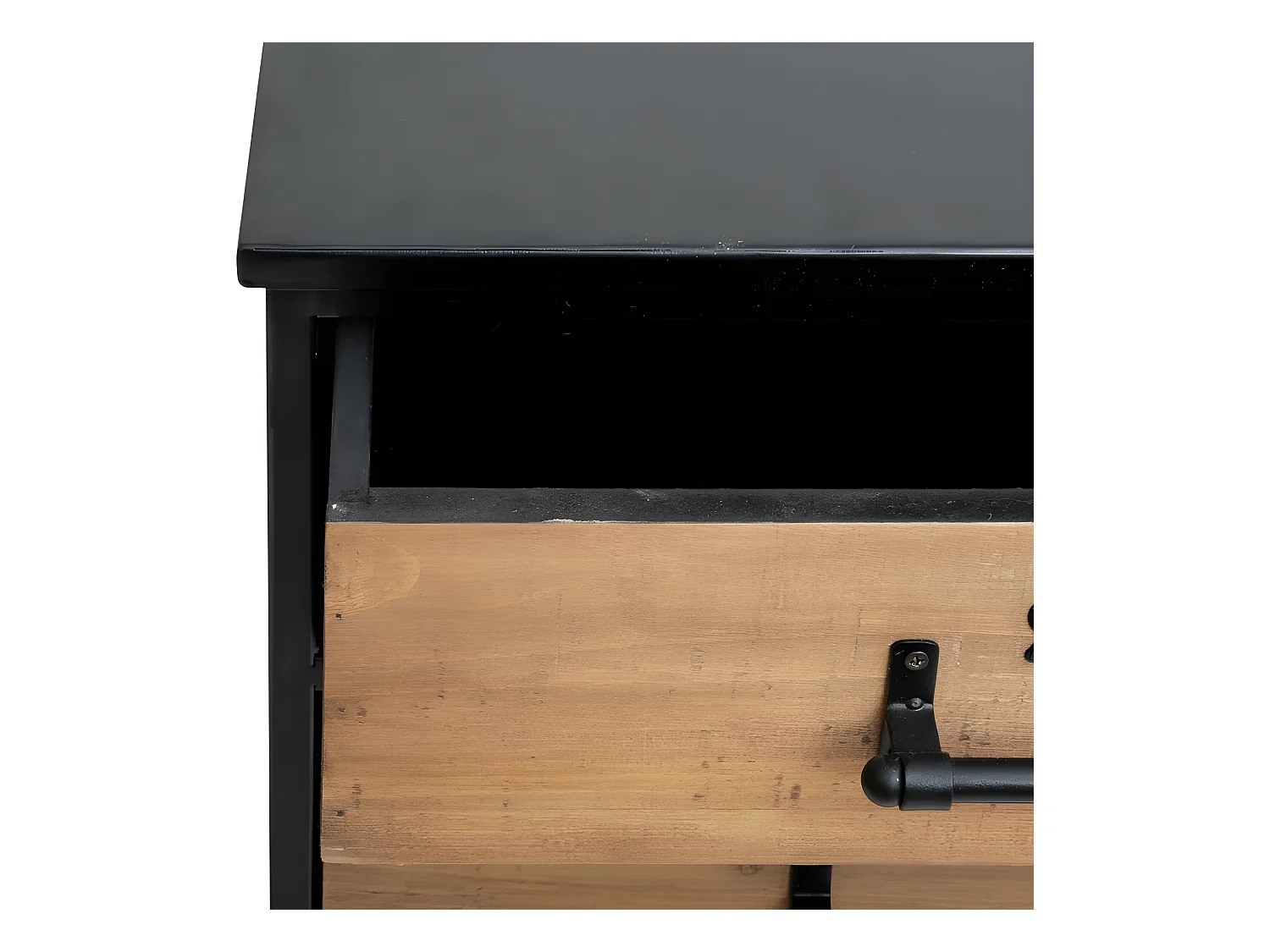 Commode Design 10 Tiroirs "Baris" 86cm Noir