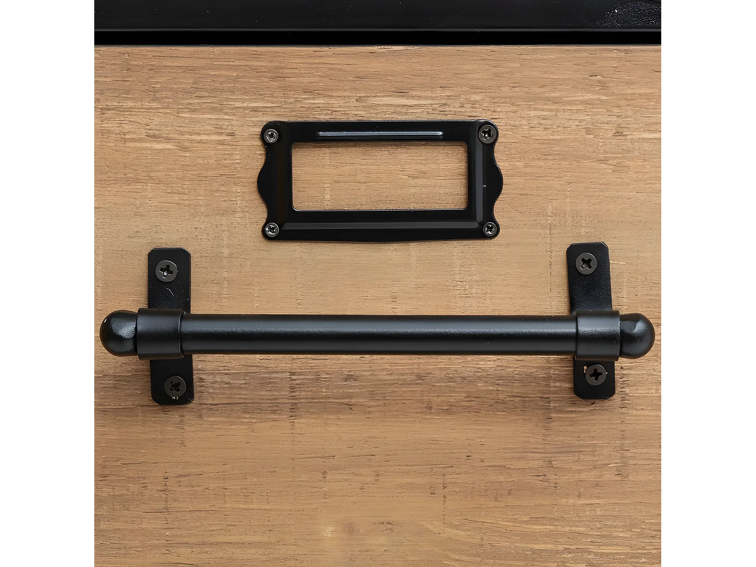 Commode Design 10 Tiroirs "Baris" 86cm Noir