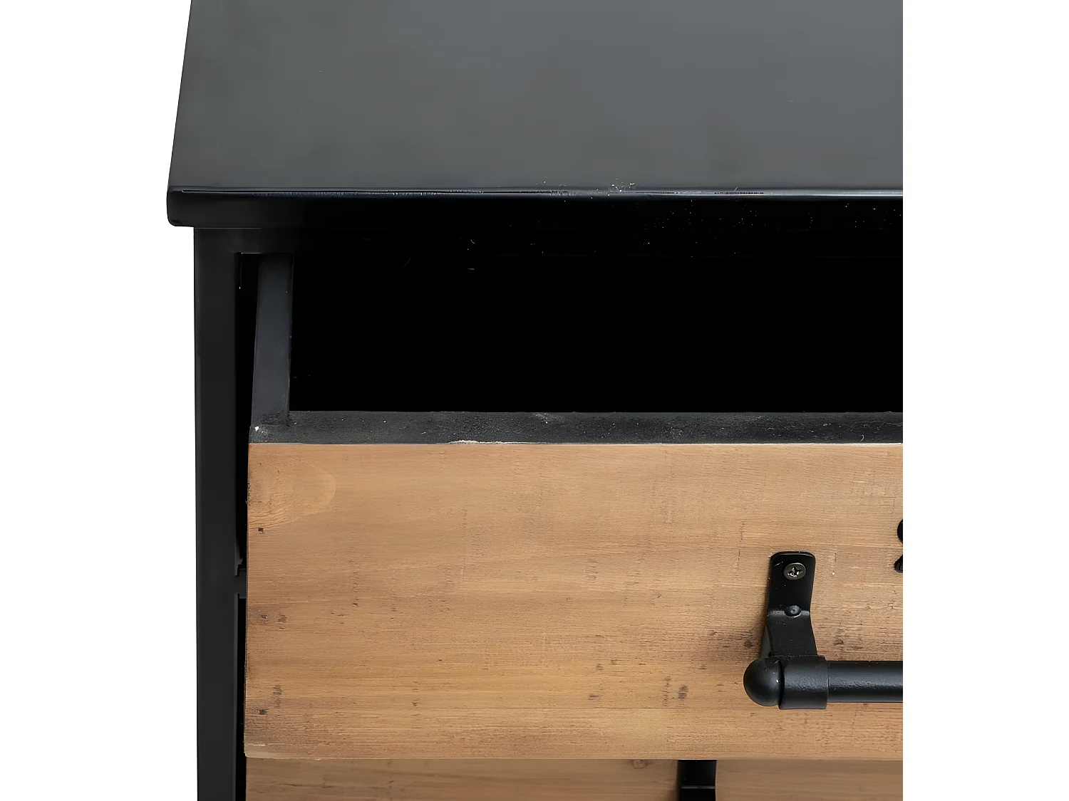 Commode Design 10 Tiroirs "Baris" 86cm Noir