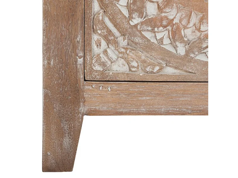 Buffet 2 Portes en Bois "Shirel" 90cm Marron