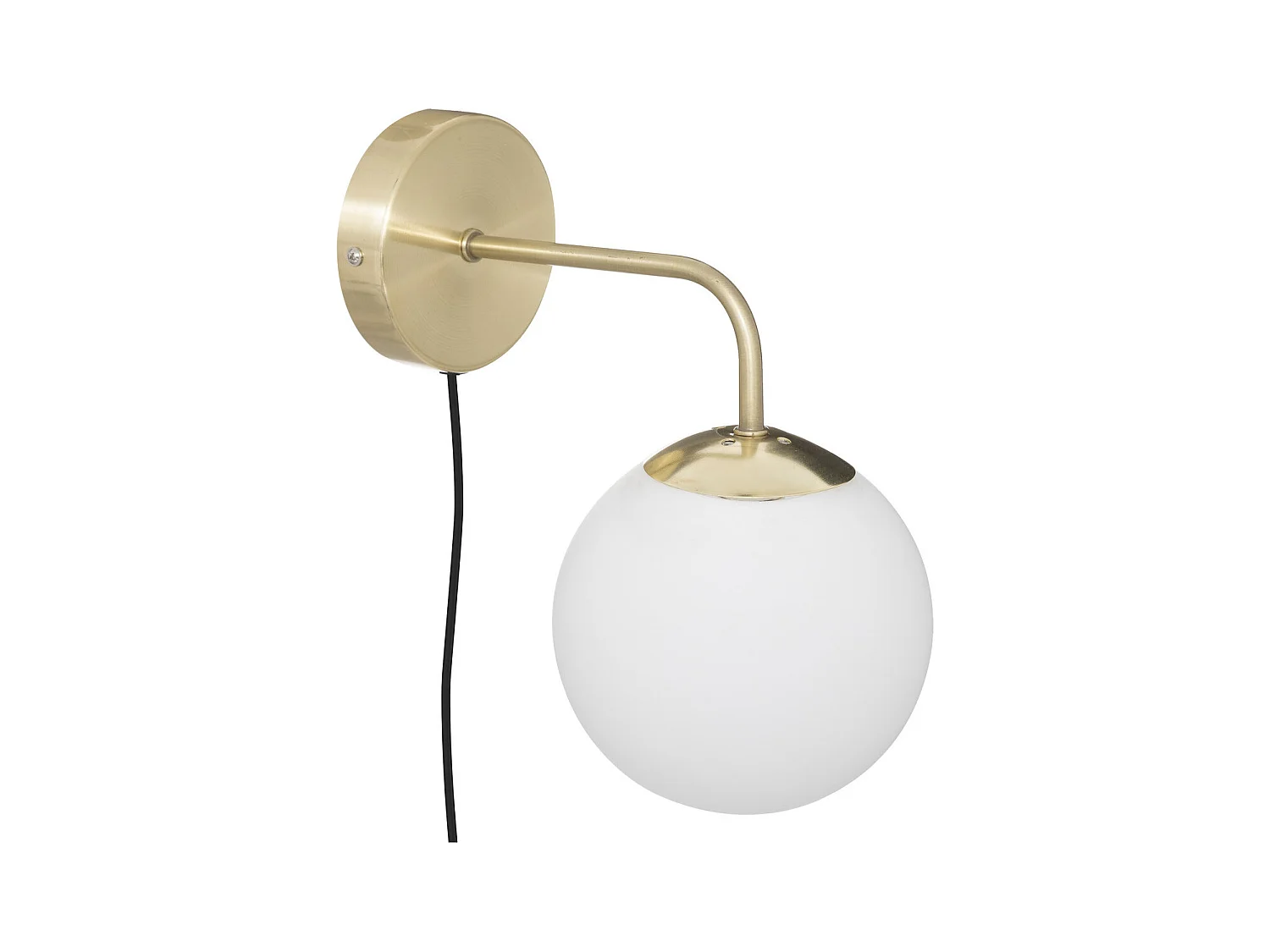 Goldene Glaswandleuchte 25 x 25 cm