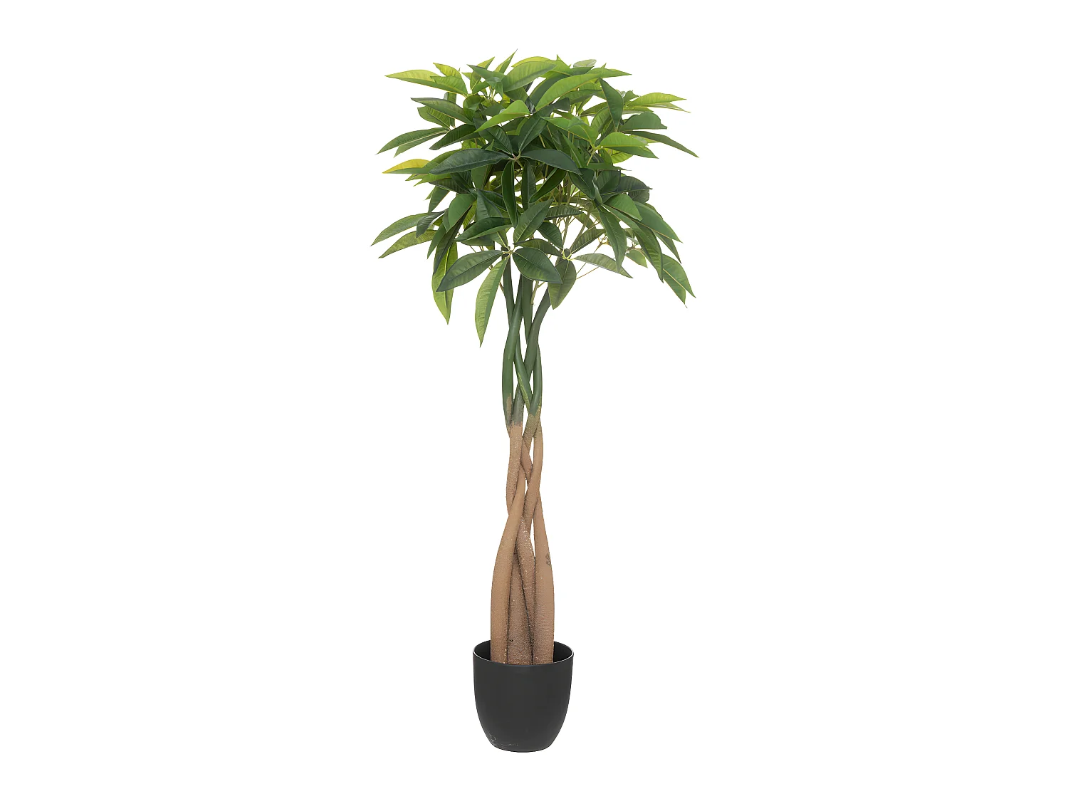 Plante artificielle Arbre Pachira en pot H 110 cm
