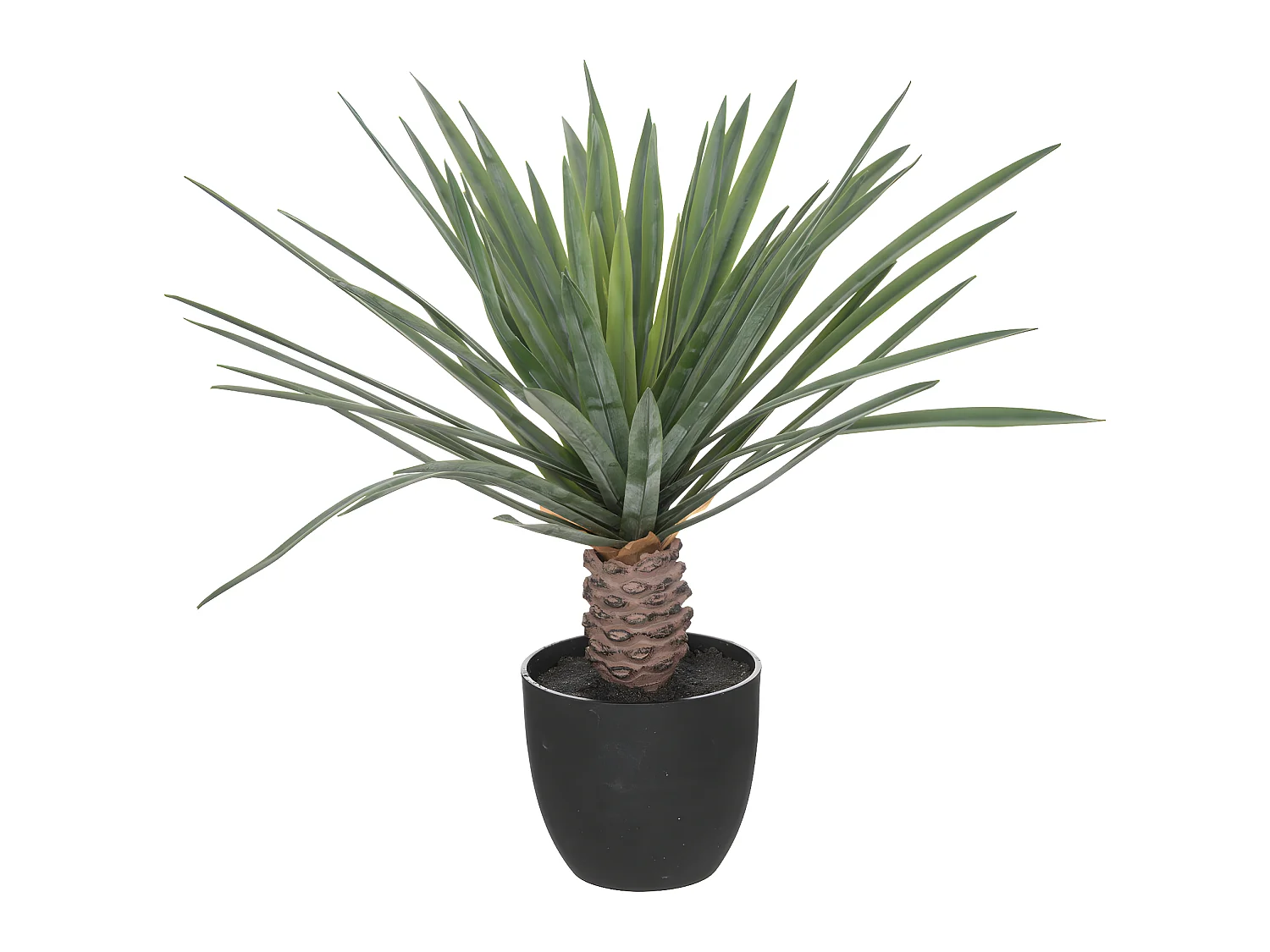 Plante artificielle Palmier  en pot H 52 cm