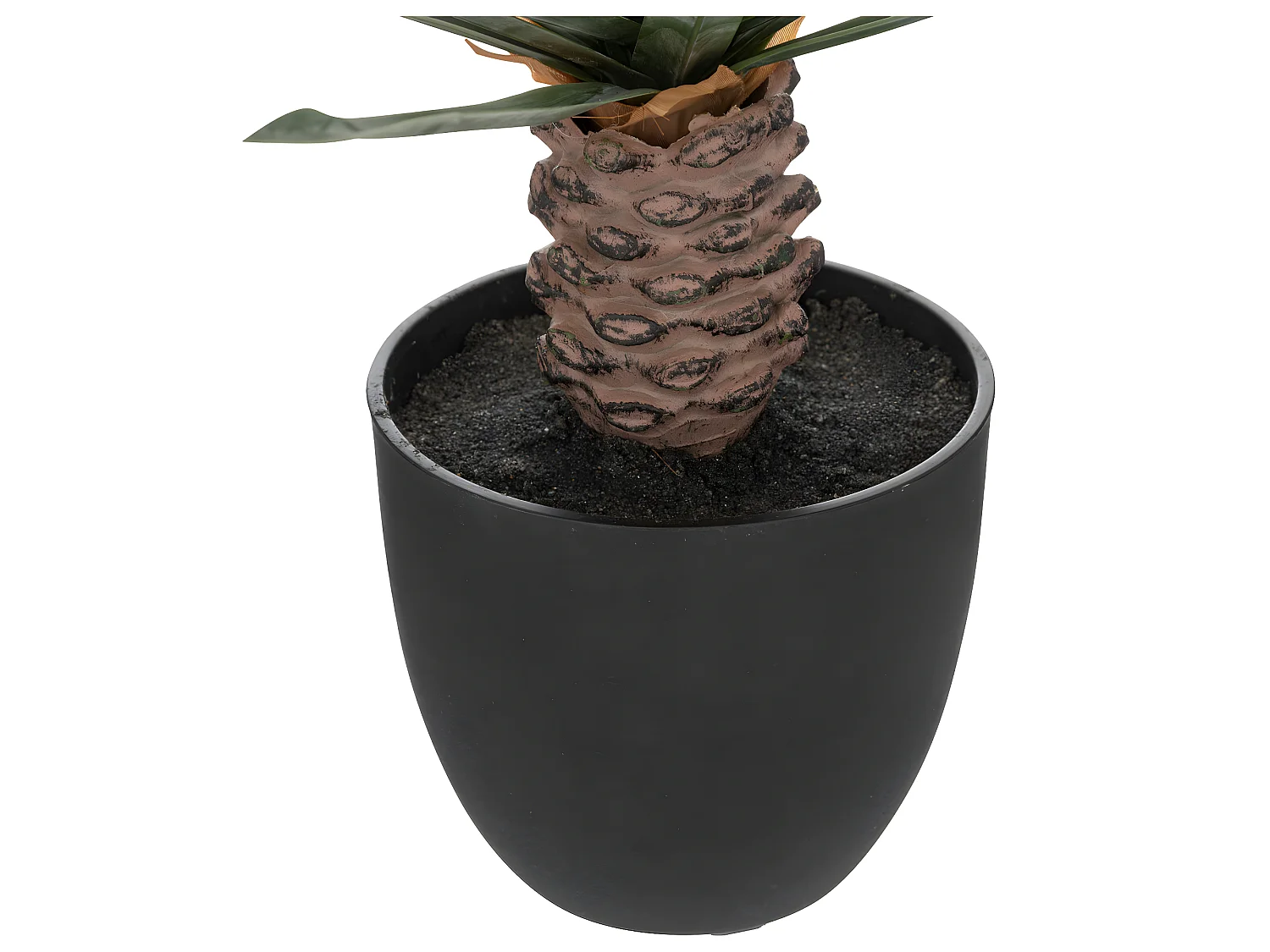 Plante artificielle Palmier  en pot H 52 cm