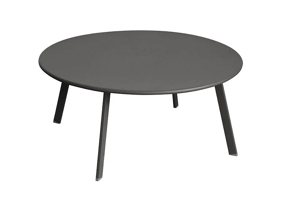 Table basse Saona graphite D 90 cm Hespéride