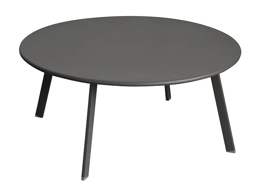 Table basse Saona graphite D 90 cm Hespéride