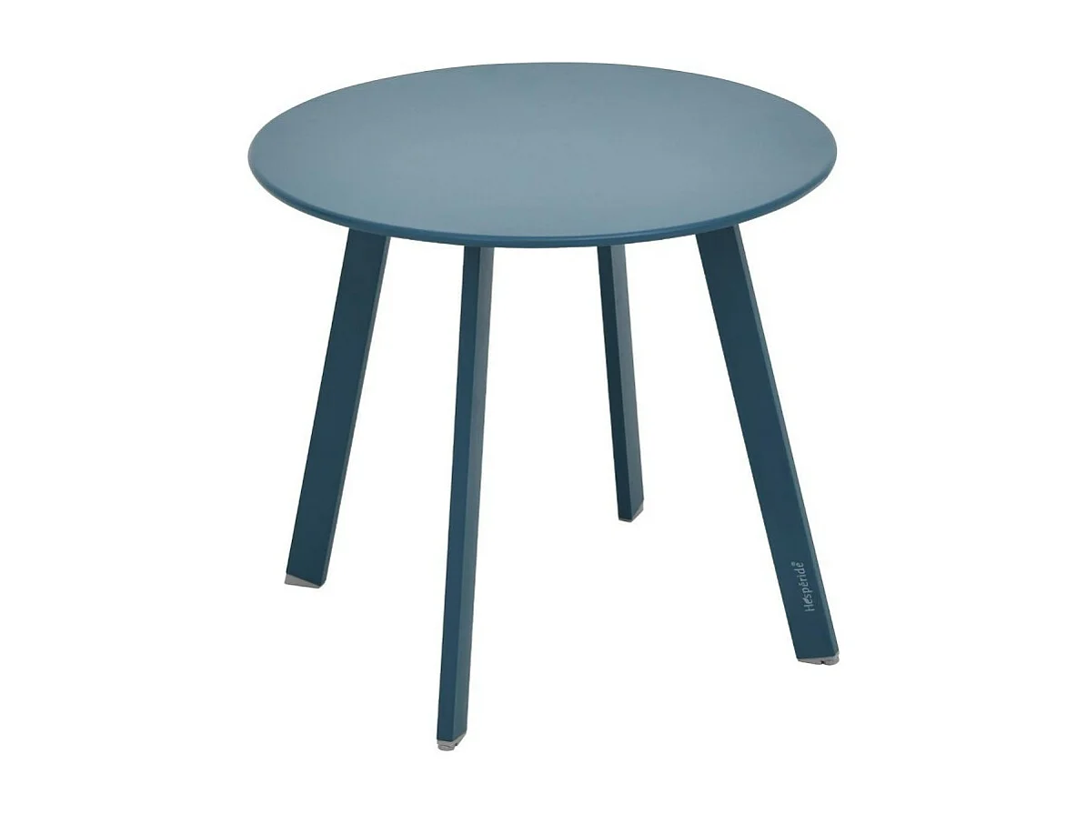Table basse Saona D 50 cm bleu canard Hespéride