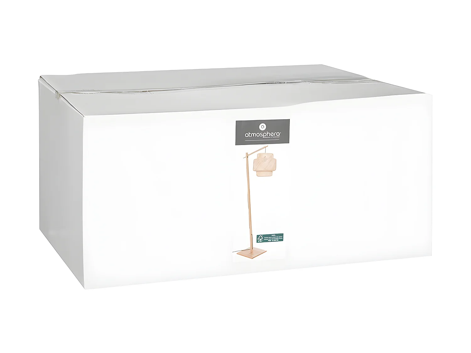 Lampadaire en Bambou naturel H 173 cm