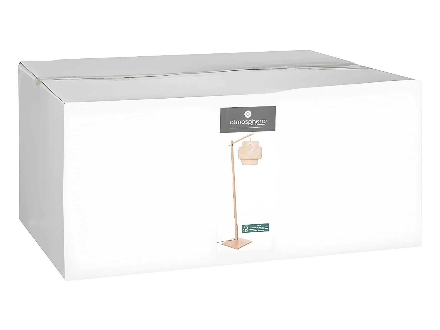 Lampadaire en Bambou naturel H 173 cm